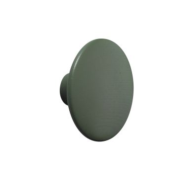 The Dots (M) Ø13cm drewniany wieszak kropka - zielony muuto-ilumia
