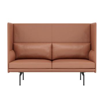 Outline-high-back-2-seater-Refine_Leather_Cognac-Muuto-ilumia