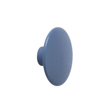 The Dots (M) Ø13cm, drewniany wieszak kropka - jasnoniebieski Muuto-ilumia