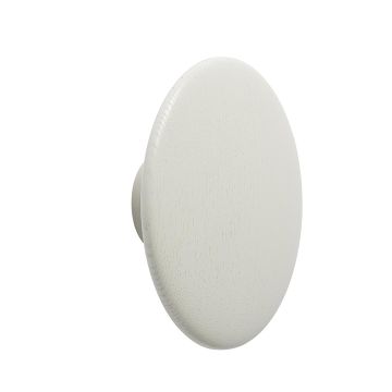 The Dots (L) Ø17cm drewniany wieszak kropka - złamana biel Muuto-ilumia