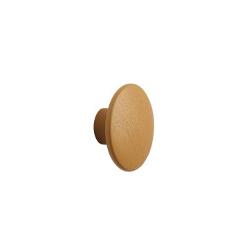 The_Dots_XS_Ø6,5cm_drewniany_wieszak_kropka_ciemno_pomarańczowy_Muuto_ilumia
