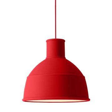 14206 Unfold - ponadczasowa lampa industrialna z silikonu - ciemnoczerwona