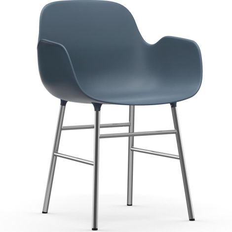 603153_Form_Armchair_BlueChrome_Normann-Copenhagen-ilumia