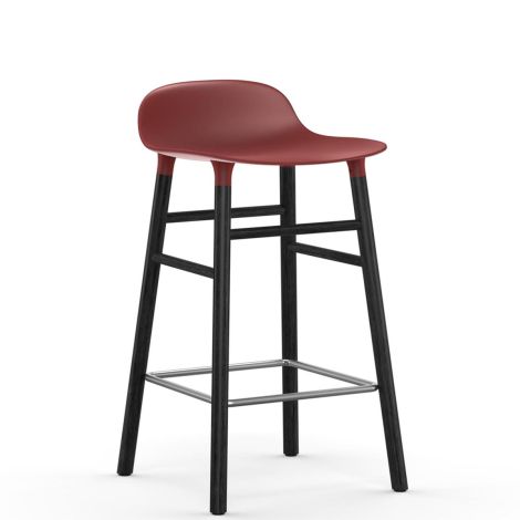 603217_Form_Barstool_65cm_Red_BlackWood_Normann-Copenhagen-ilumia