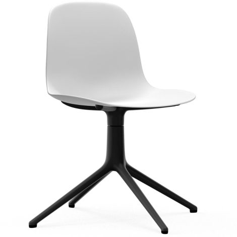 606010_Form_Chair_Swivel_4L_White_BlackAlu_Normann_Copenhagen_ilumia