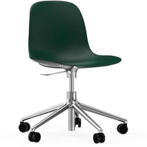 606044_Form_Chair_Swivel_5W_Gaslift_Green_Alu_Normann_Copenhagen_ilumia
