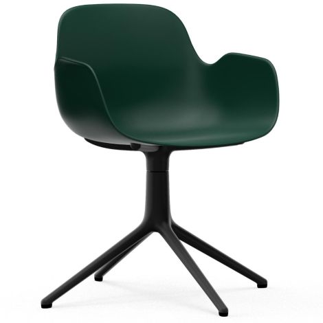 606114_Form_Armchair_Swivel_4L_Green_BlackAlu_Normann-Copenhagen-ilumia