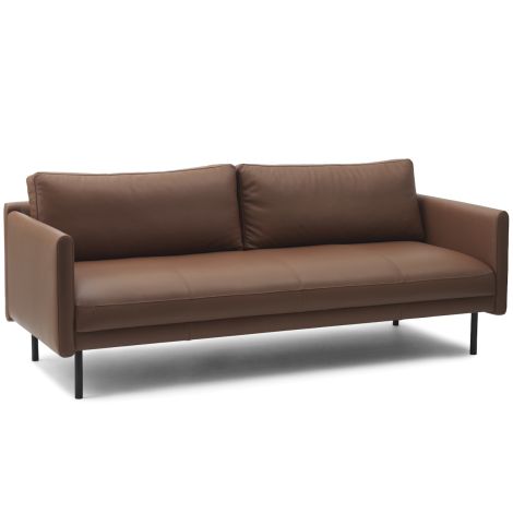 Rar Sofa 3 Osobowa, Naturalna Skóra Omaha - Koniak w cenie PLN14,300.27 ilumia in NORMANN COPENHAGEN, FURNITURE, Simon Legald, SOFAS, 3-SEATER SOFAS