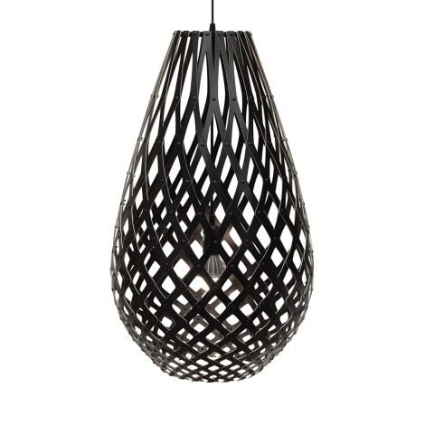 Koura_75_lampa_wisząca_czarny_czarny_David_Trubridge_ilumia