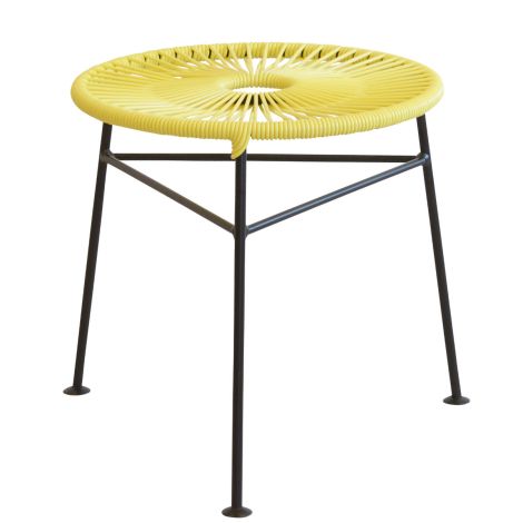 Centro_stolik_stołek_podnóżek_żółty_OKdesign_ilumia