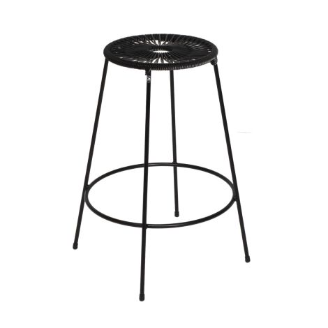 Acapulco_stołek_barowy_czarny_OKdesign_ilumia