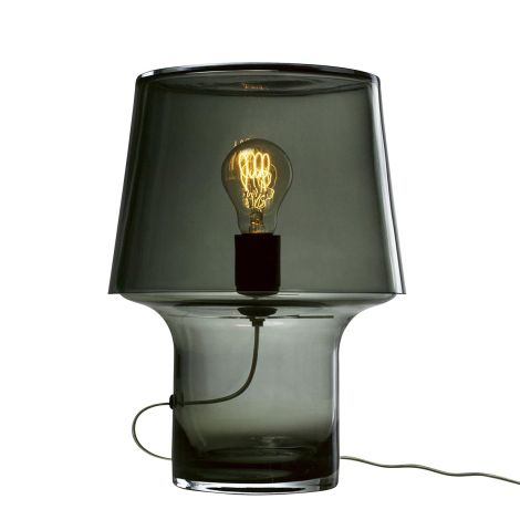 Cosy In Grey Hand Made Table Lamp - Smoke Black 01033