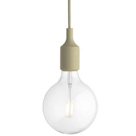 E27 Beige-Green Muuto LED Pendant Lamp - Contemporary & Romantic Design | ilumia.pl