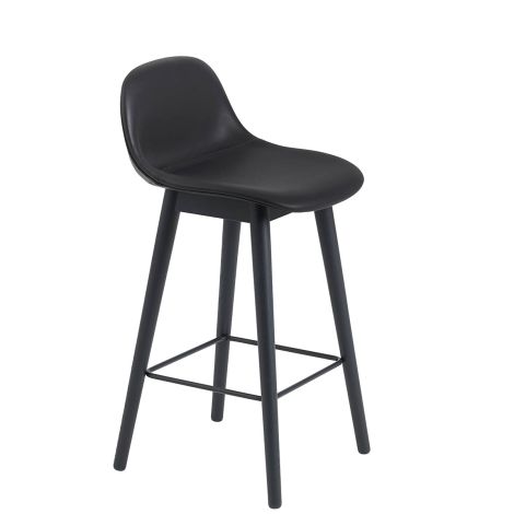 Fiber-barstool-w-back-65-woodbase-black-Refine-leather-MUUTO-ilumia