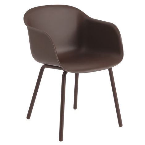 Fiber-outdoor-armchair-brown-red-muuto-ilumia