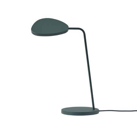 13424 Leaf Table Lamp - dark green