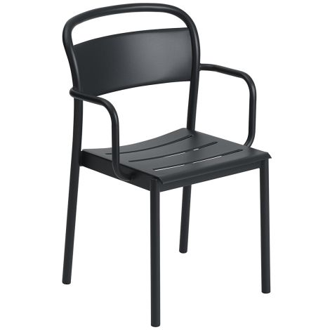 Linear-steel-armchair-black-Muuto-ilumia