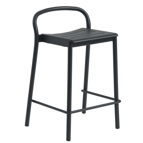 Linear_stołek_barowy_stalowy_h65cm_czarny_muuto_ilumia