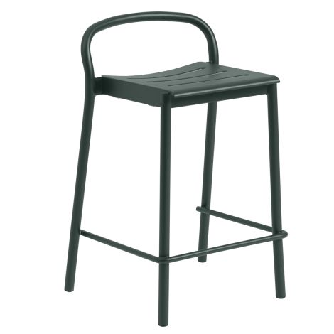 Linear_stołek_barowy_stalowy_h65cm_ciemnozielony_muuto_ilumia