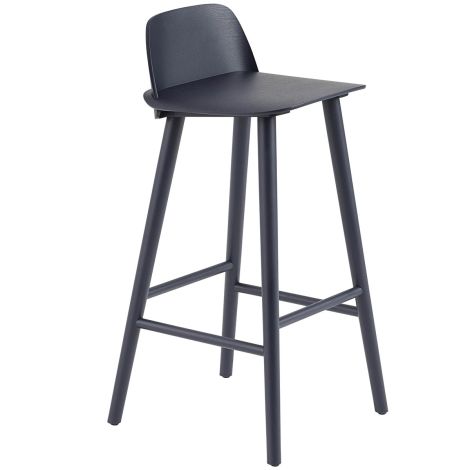 Nerd-bar-stool-h75cm-midnight-blue-Muuto-ilumia