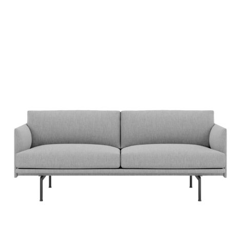 Outline-2-seater-Vancouver-14-black-base-Muuto-ilumia