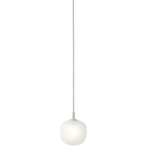 Muuto Rime 12 glass pendant lamp grey cord 22418