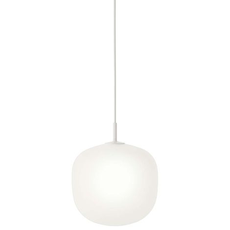 22411 Rime Ø 25 - glass pendant lamp - white cord