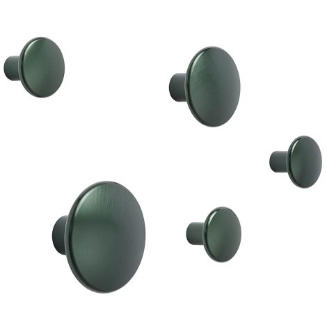 The-Dots-metal-dark-green-set-5-Muuto-ilumia