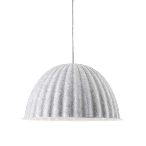 21363 Under The Bell Ø55 cm lampa akustyczna z filcu - biały melanż