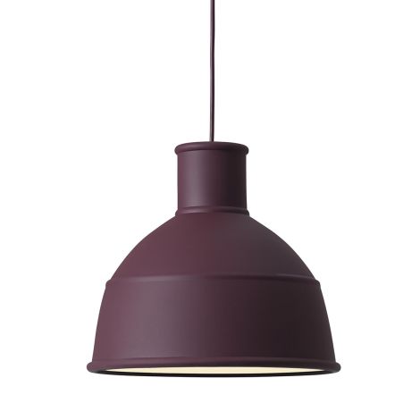 09018 Unfold Modern Industrial Shape Lamp - Burgundy