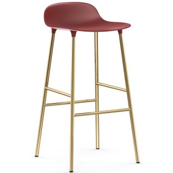 1400941_Form_Barstool_75cm_Steel_Brass_Red_Plastic_Red_Normann-Copenhagen-ilumia