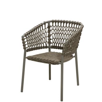 Ocean_krzesło_taupe_Cane-line_ilumia