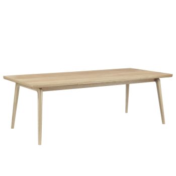 C65_Åstrup_stół_drewniany_rozkładany_220/320x90cm_naturalny_dąb_FDB_Mobler_ilumia