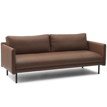 Rar Sofa 3 Osobowa, Naturalna Skóra Omaha - Koniak w cenie PLN14,300.27 ilumia in NORMANN COPENHAGEN, FURNITURE, Simon Legald, SOFAS, 3-SEATER SOFAS