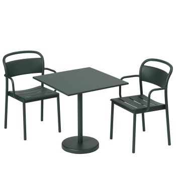 Linear-steel-armchair-cafe-table-70x70-h73-dark-green-Muuto-ilumia