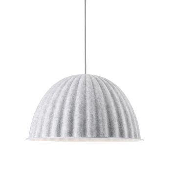 21363 Under The Bell Ø55 cm lampa akustyczna z filcu - biały melanż