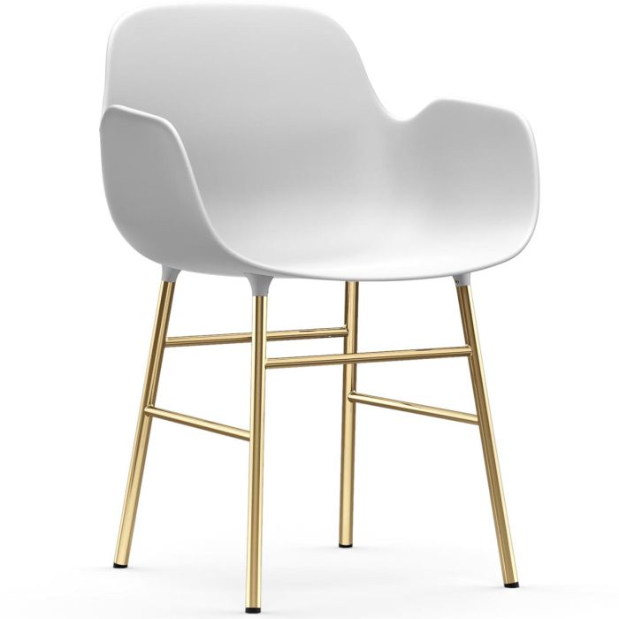 1400912_Form_Armchair_Steel_Brass_White_Plastic_White_Normann-Copenhagen-ilumia