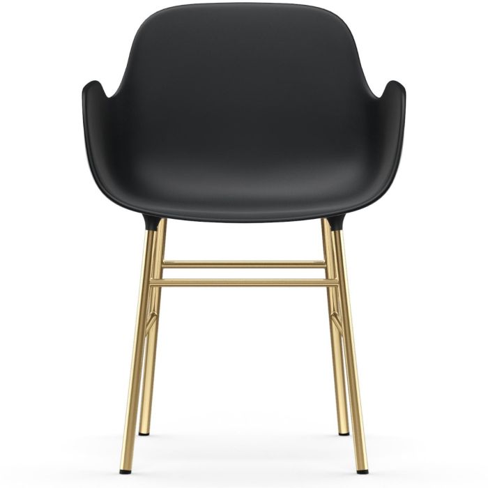 1400914_Form_Armchair_Steel_Brass_Black_Plastic_Black_Normann-Copenhagen-ilumia