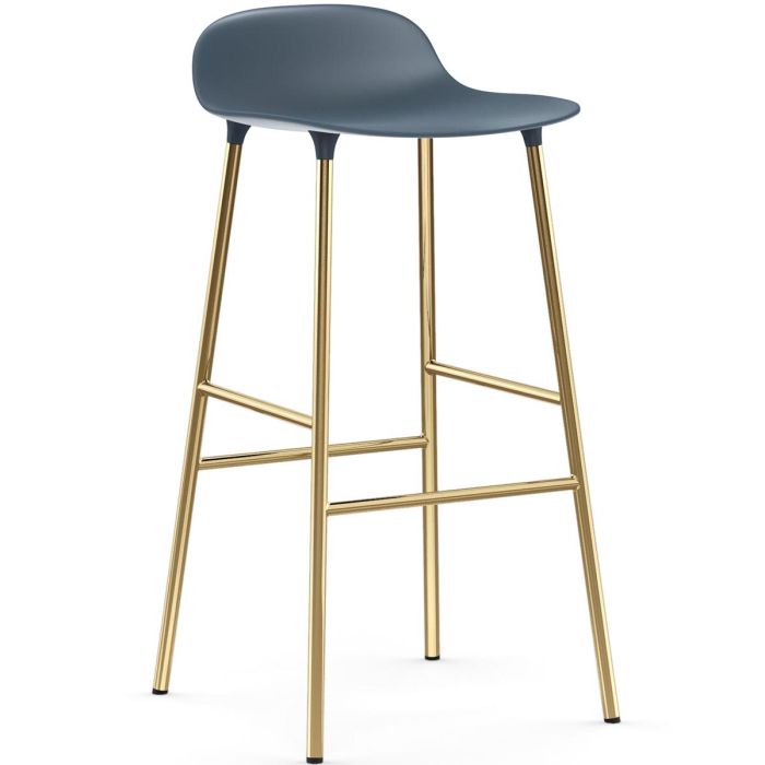 1400939_Form_Barstool_75cm_Steel_Brass_Blue_Plastic_Blue_Normann-Copenhagen-ilumia