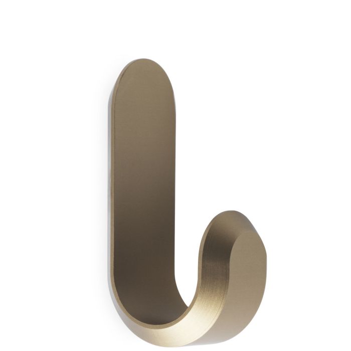 Curve_mini_zestaw_2_wieszaków_złoty_mat_Normann_Cph_ilumia
