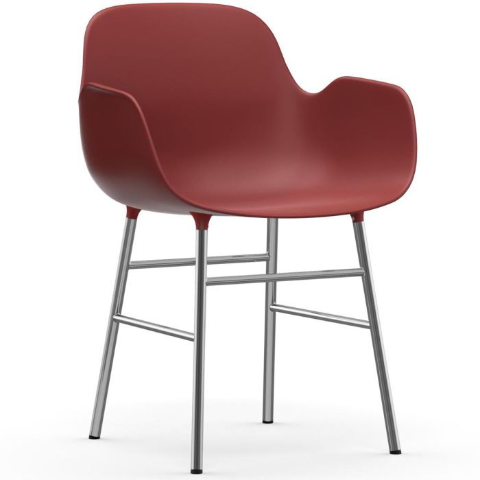 603155_Form_Armchair_RedChrome_Normann-Copenhagen-ilumia