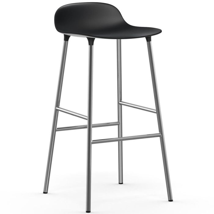 603164_Form_Barstool_75cm_BlackChrome_Normann-Copenhagen-ilumia-