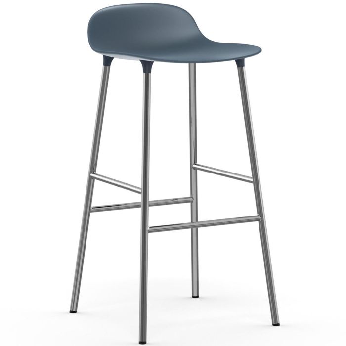 603165_Form_Barstool_75cm_BlueChrome_Normann-Copenhagen-ilumia---