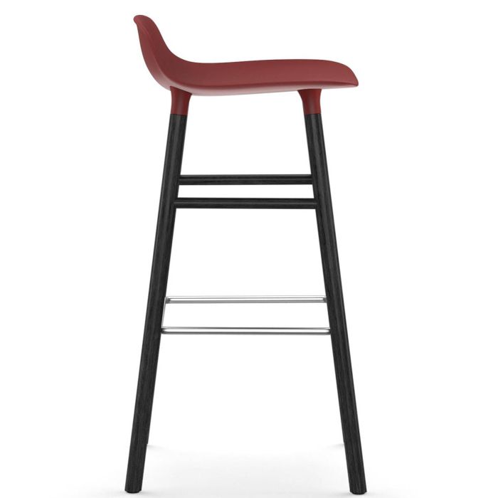 603223_Form_Barstool_75cm_Red_BlackWood_Normann-Copenhagen-ilumia