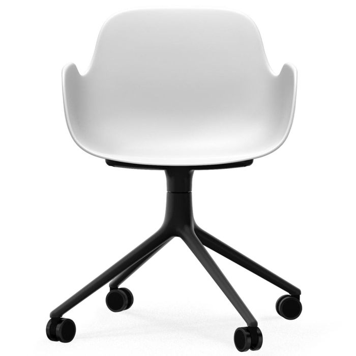 Form_fotel_na _4_kółkach_biały_Normann_Cph_ilumia