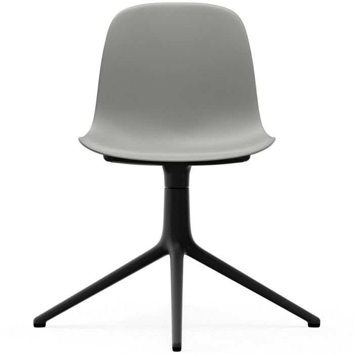 606011_Form_Chair_Swivel_4L_Grey_BlackAlu_Normann_Copenhagen_ilumia