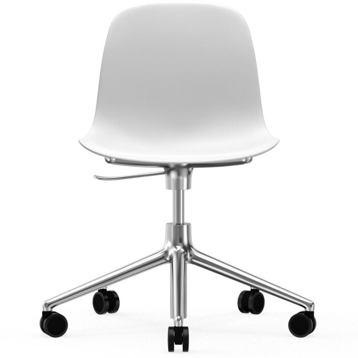 606040_Form_Chair_Swivel_5W_Gaslift_White_Alu_Normann_Copenhagen_ilumia
