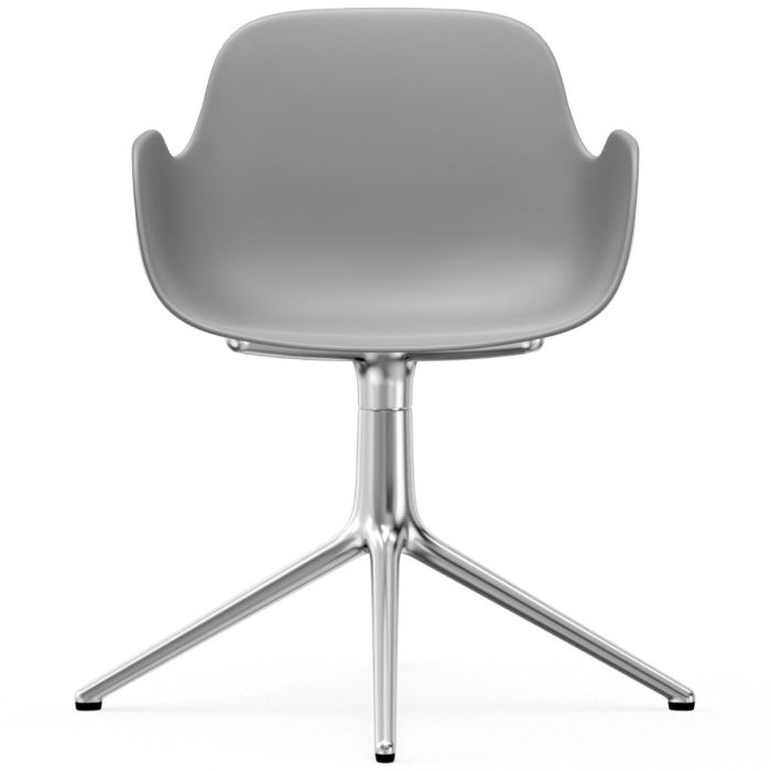 606101_Form_Armchair_Swivel_4L_Grey_Alu_Normann-Copenhagen-ilumia