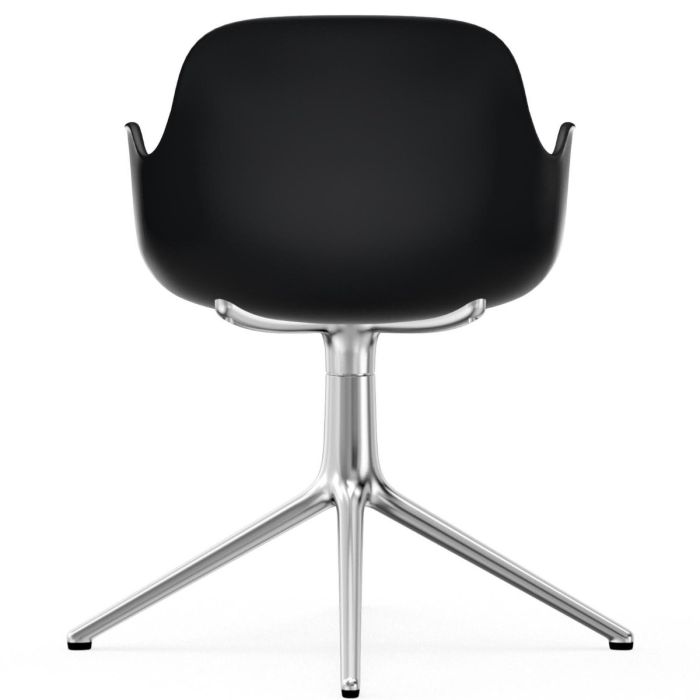 606102_Form_Armchair_Swivel_4L_Black_Alu_Normann-Copenhagen-ilumia