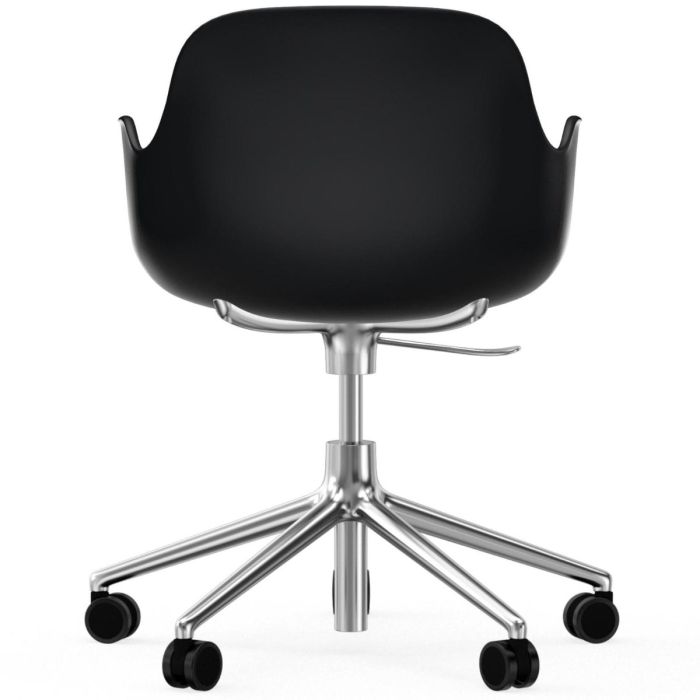 606142_Form_Armchair_Swivel_5W_Gaslift_Black_Alu_Normann_Copenhagen_ilumia